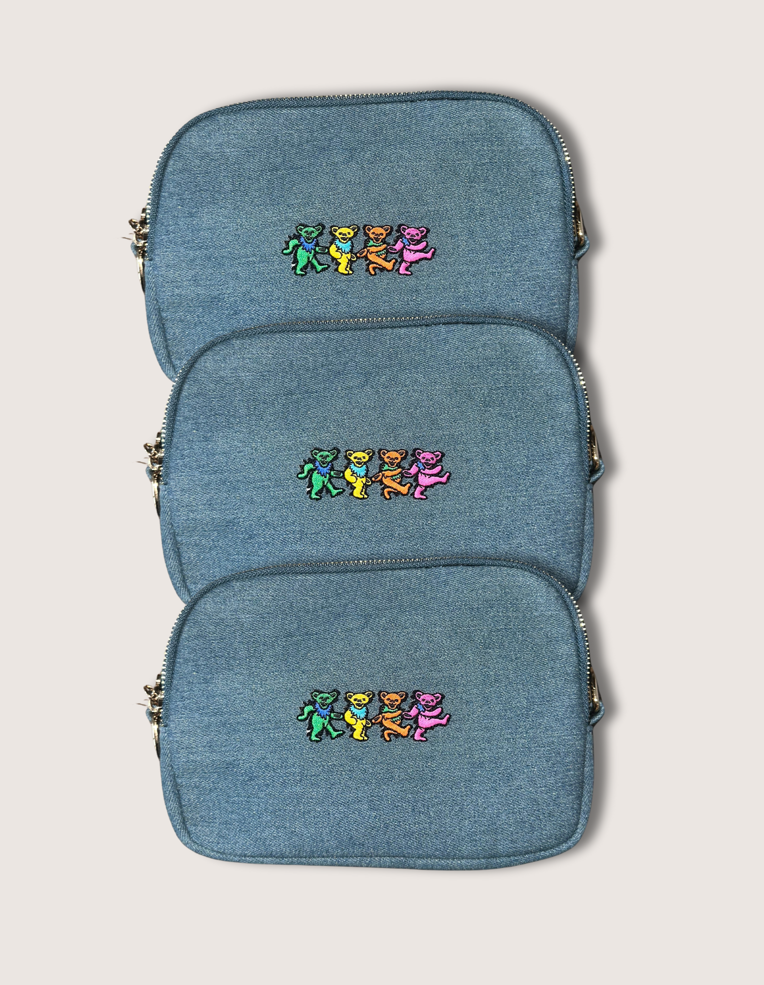 Grateful Dead Dancing Bears Crossbody Bag