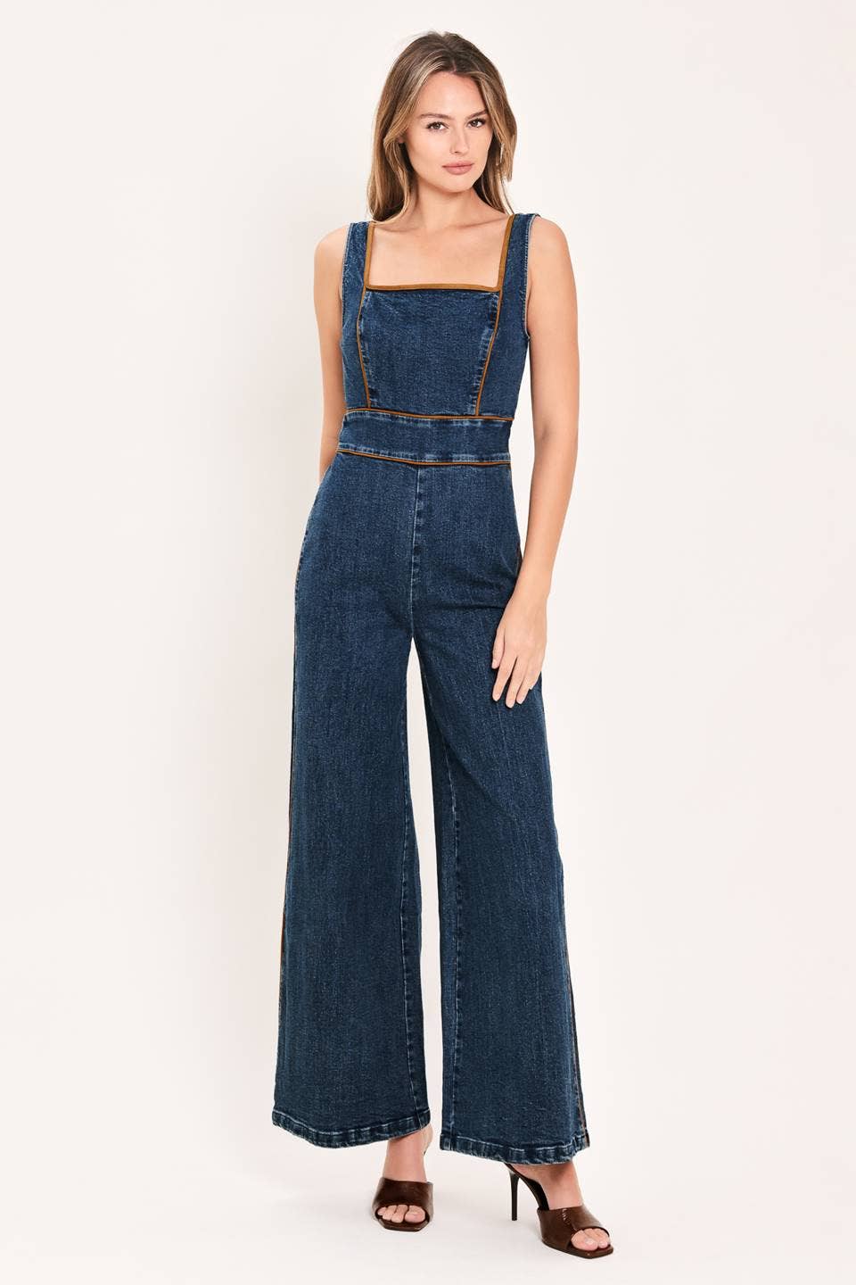 Skylar Denim Jumpsuit