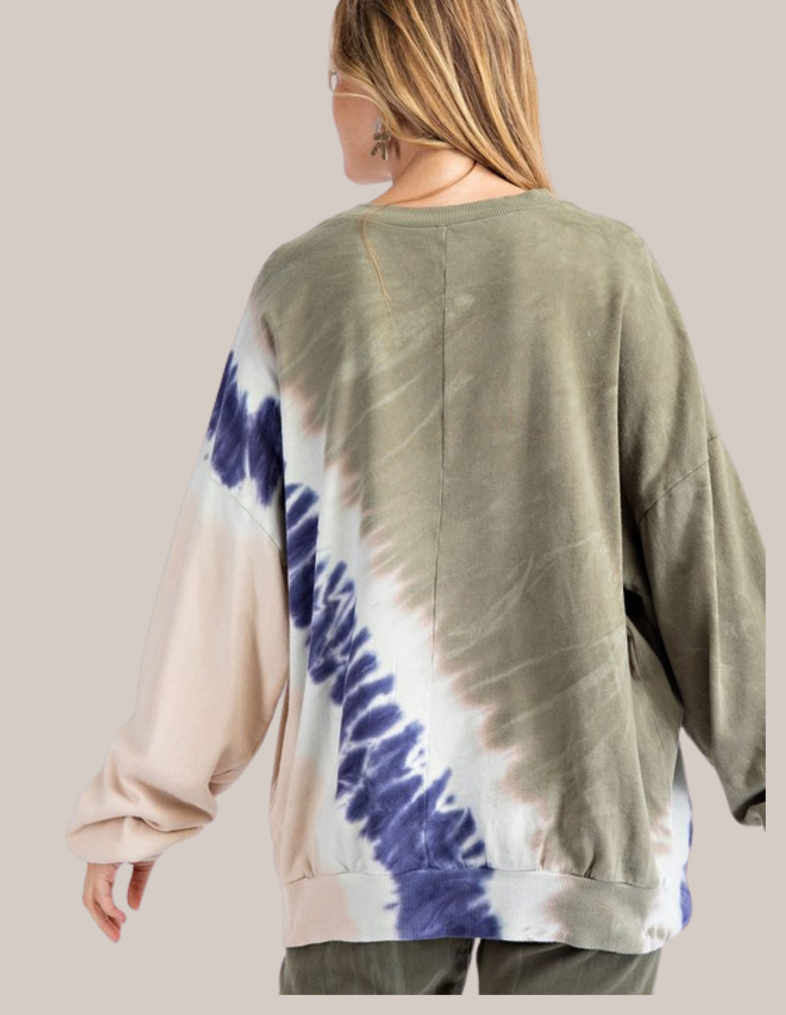 Electric Green Tie-Dye Sweatshirt