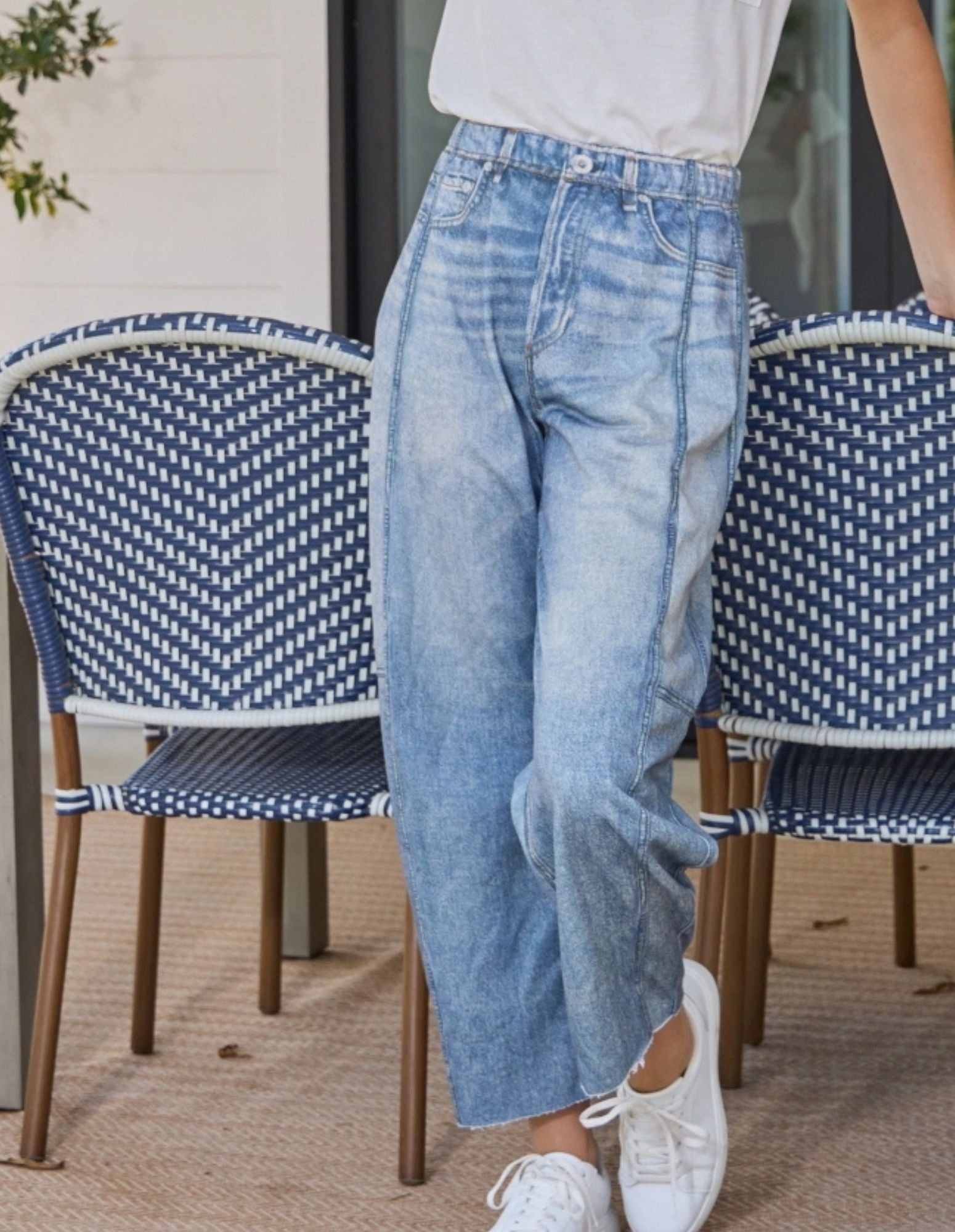 Denim Sweat pant Jean