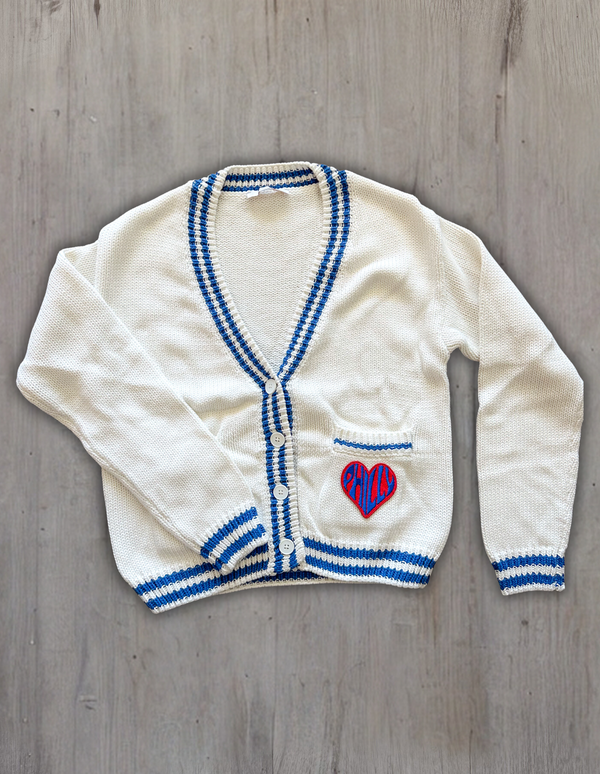 Philadelphia Sixers Red and Blue Cardigan