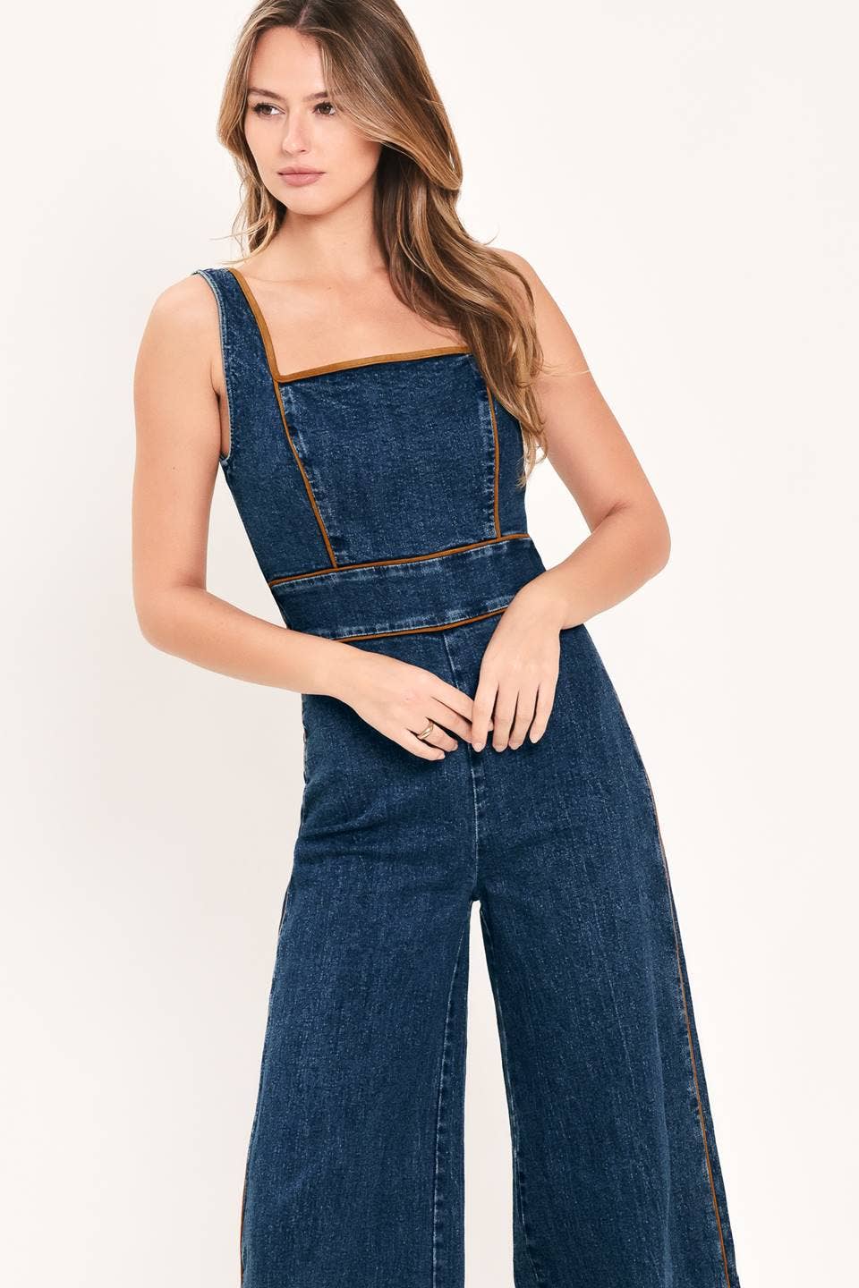 Skylar Denim Jumpsuit