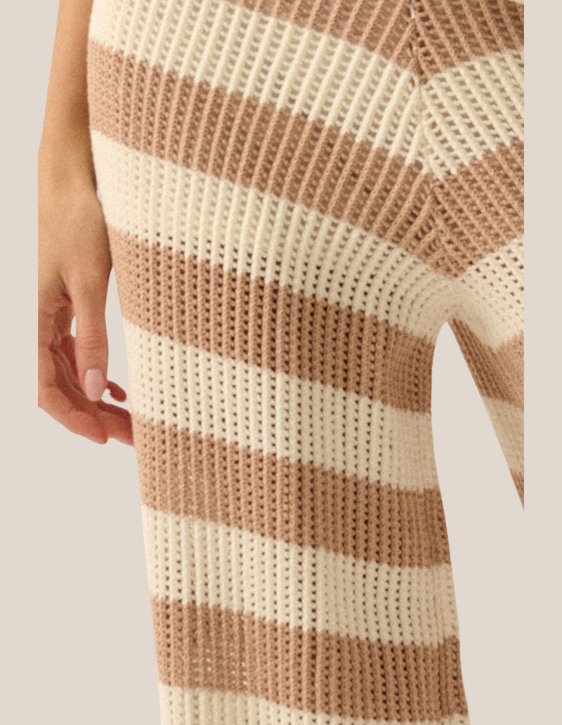 Oatie Striped Crochet Set