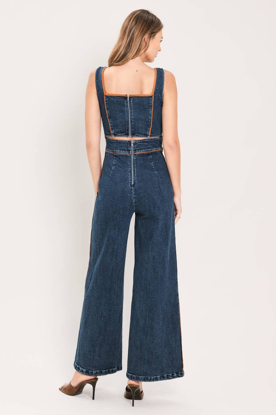 Skylar Denim Jumpsuit