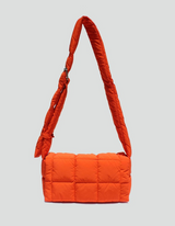Sari Nylon Quilted Puffed Crossbody Bag
