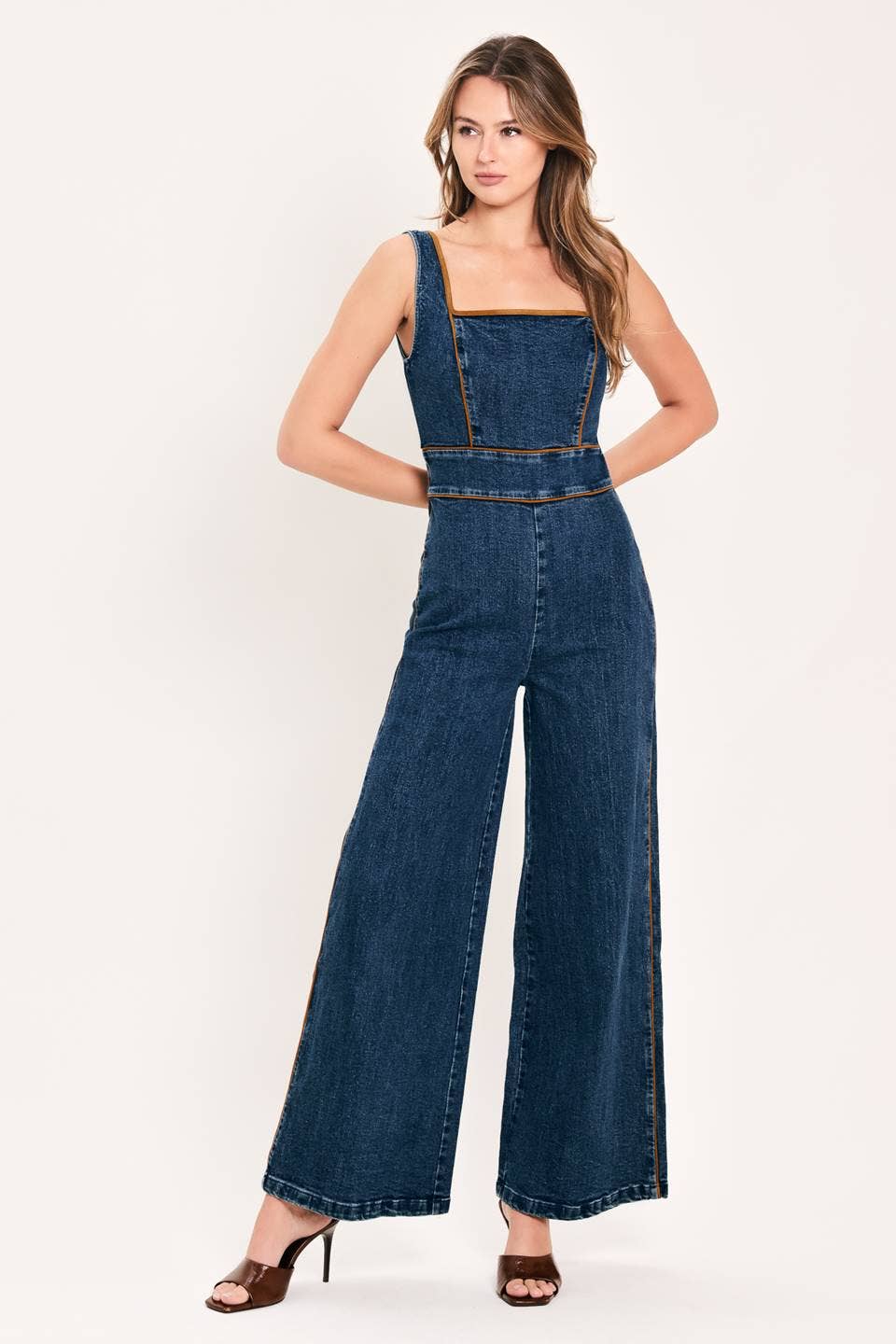 Skylar Denim Jumpsuit
