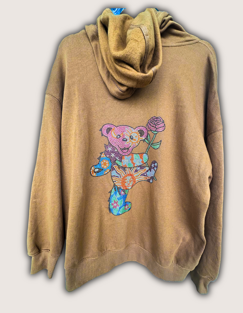 Grateful Dead Dancing Bear Zip-Up