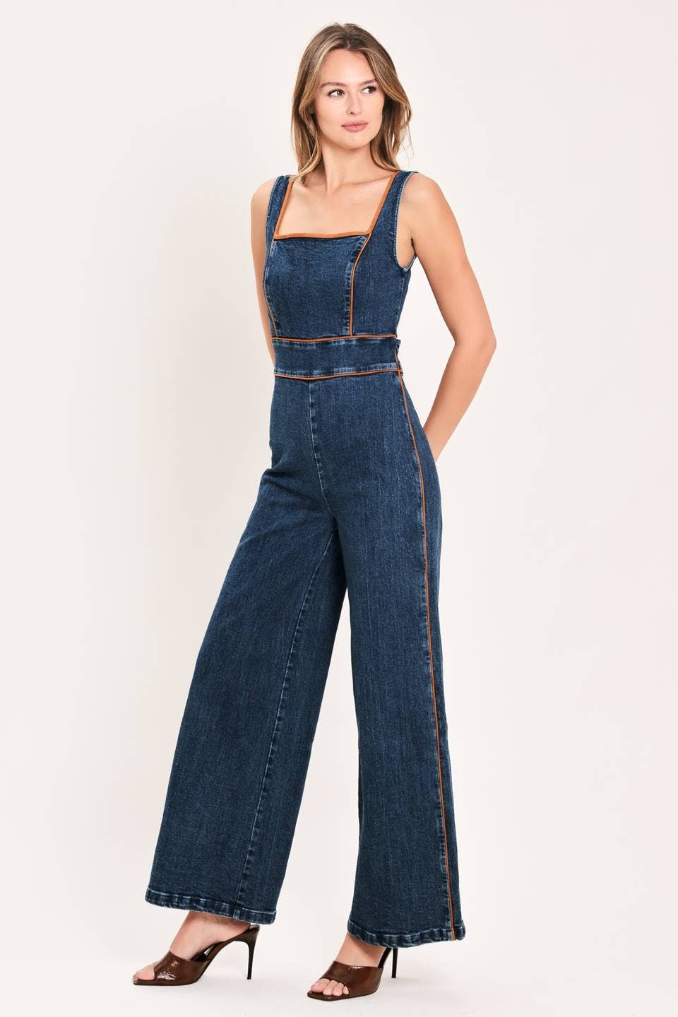Skylar Denim Jumpsuit