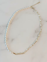 Mara Pearl Link Necklace
