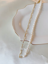 Mara Pearl Link Necklace