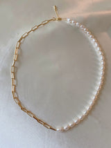 Mara Pearl Link Necklace