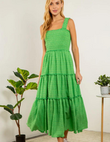Tribeca Green Dress