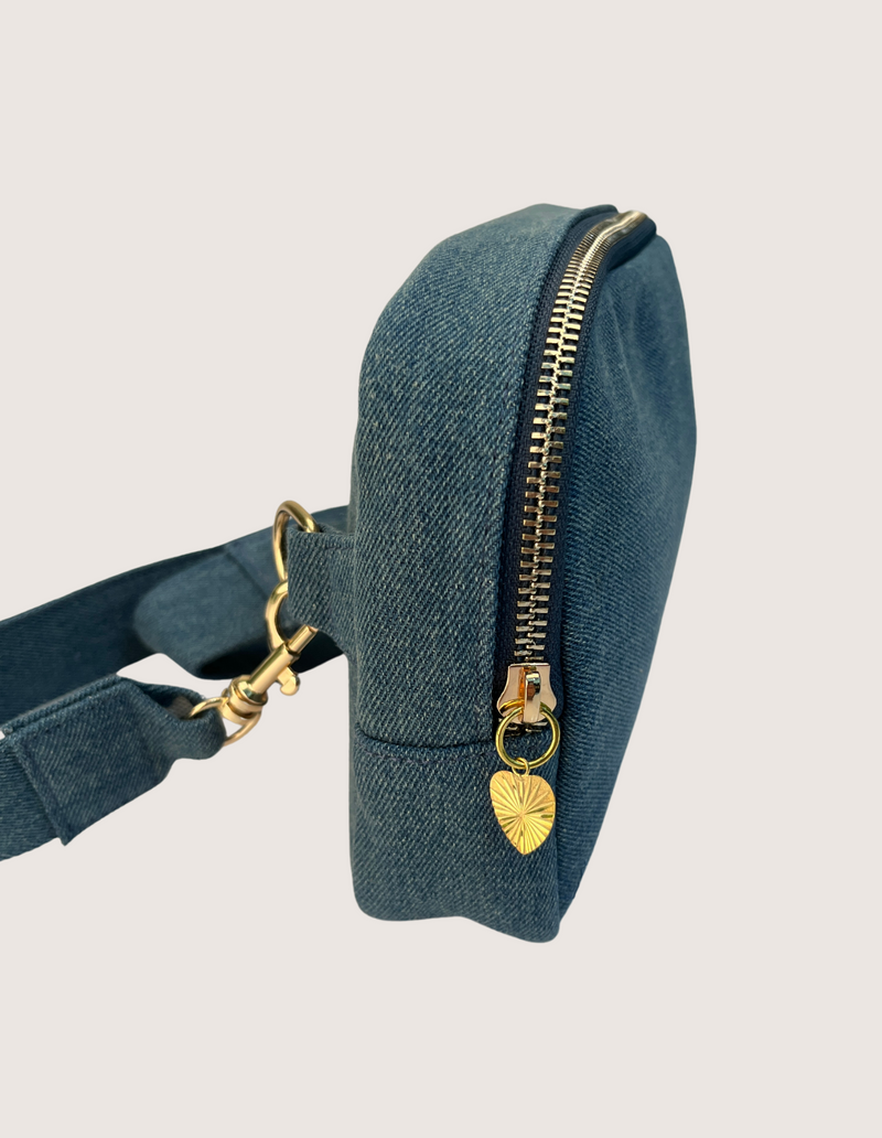 The Denim Blue Crossbody Fanny Pack Bag