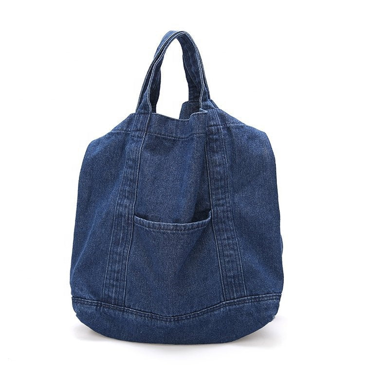 Custom Denim Tote Bag